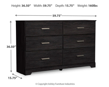 Belachime Dresser - B2589-31 - approximate manufacturer dimensions (supplier image 4)