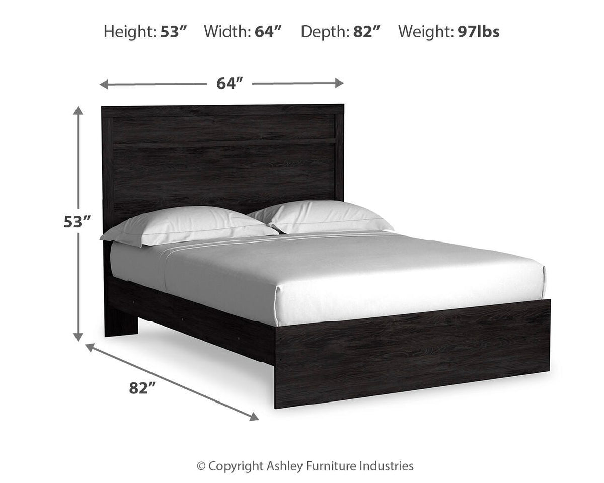 Belachime Bedroom Sets - B2589B7, B2589B3, B2589B15, B2589B16, B2589B17, B2589B22 - approximate manufacturer dimensions (supplier image 27)