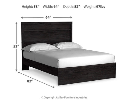 Belachime Bedroom Sets - B2589B7, B2589B3, B2589B15, B2589B16, B2589B17, B2589B22 - approximate manufacturer dimensions (supplier image 27)