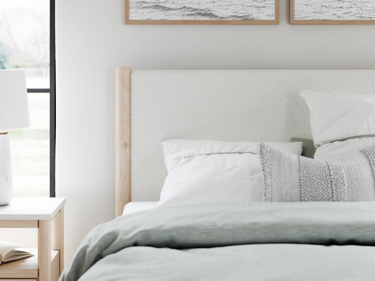 Cadmori Upholstered Panel Bed