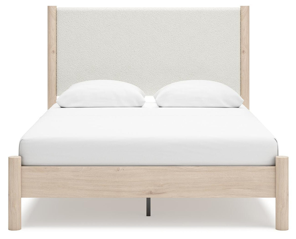 Cadmori Upholstered Panel Bed