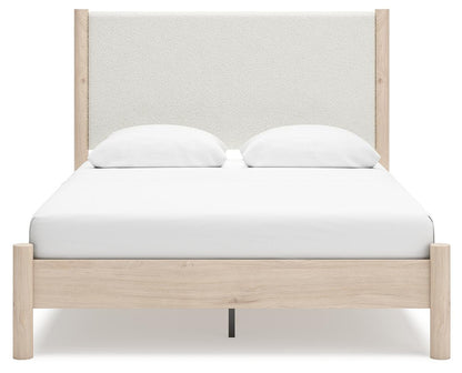 Cadmori Upholstered Panel Bed