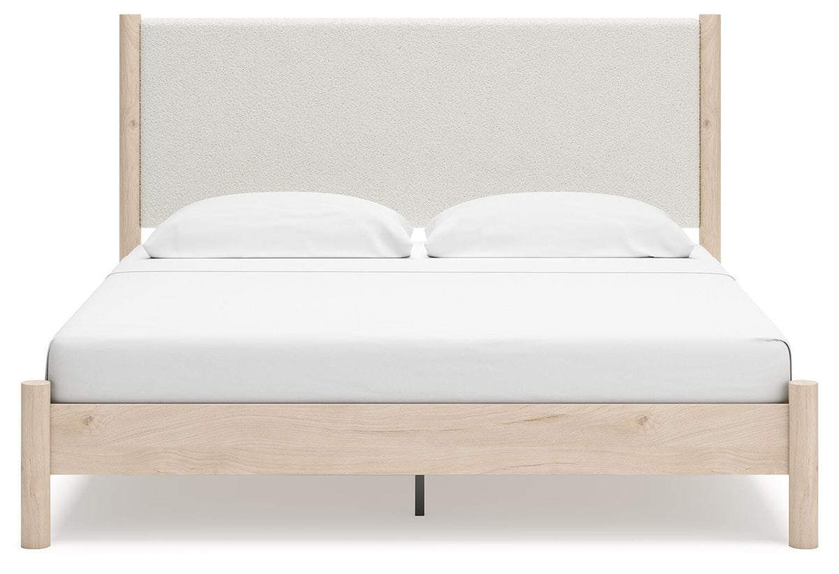 Cadmori Upholstered Panel Bed