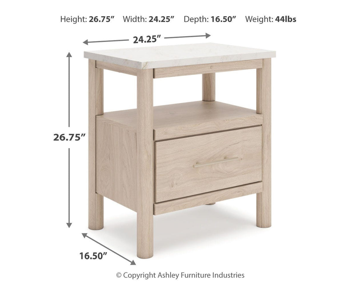 Cadmori Nightstand - B2615-91 - approximate manufacturer dimensions (supplier image 15)