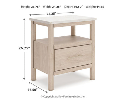 Cadmori Nightstand - B2615-91 - approximate manufacturer dimensions (supplier image 15)