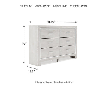 Altyra Dresser - B2640-31 - approximate manufacturer dimensions (supplier image 4)