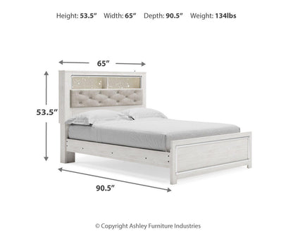 Altyra Panel Bookcase Bed