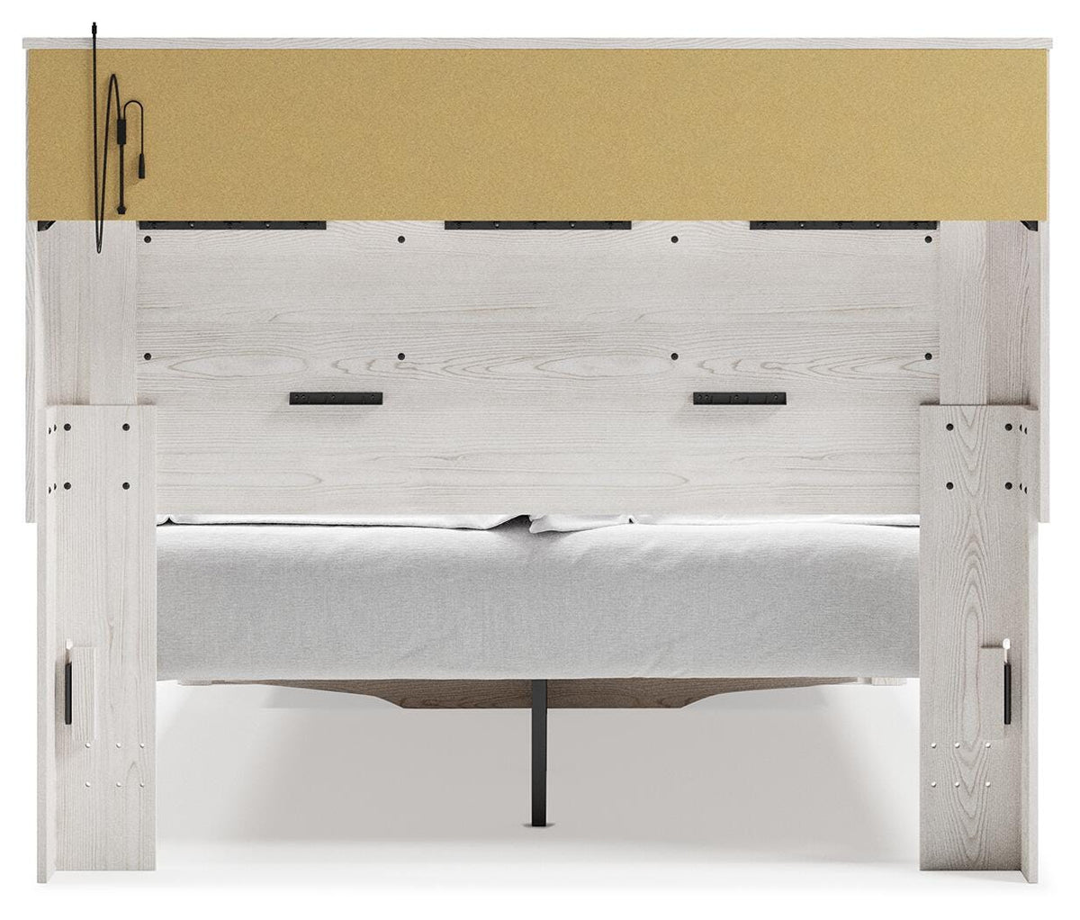 Altyra Upholstered Bookcase Bed with Storage