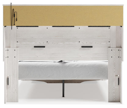 Altyra Upholstered Bookcase Bed with Storage