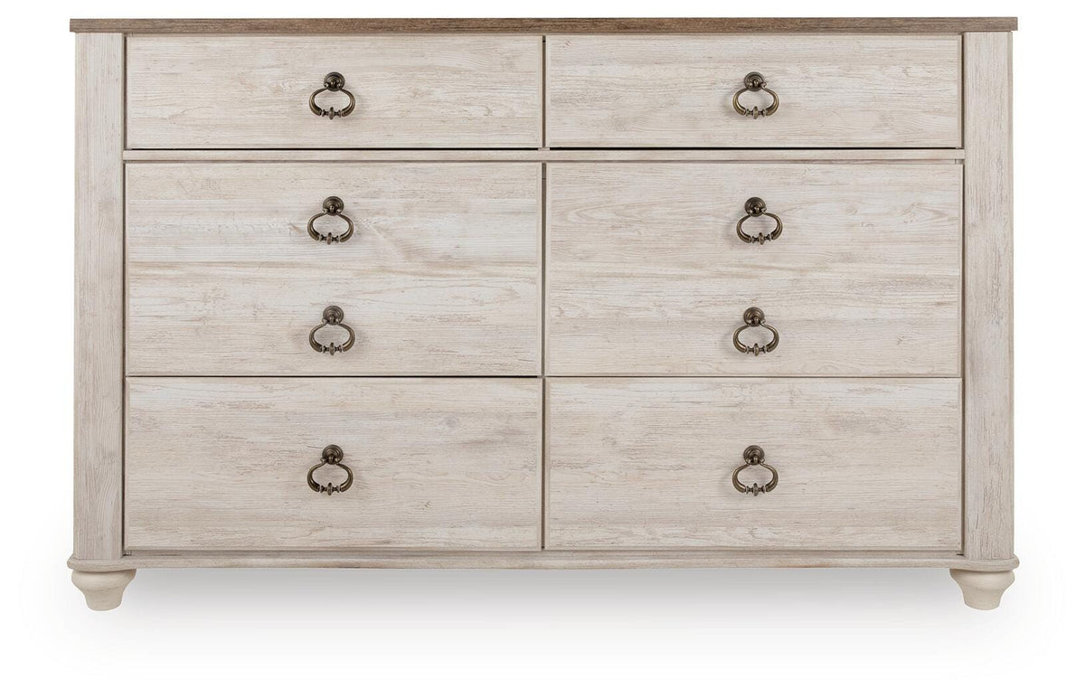 Willowton Dresser - B267-31 - product view or room setting; only dresser included (supplier image 1)