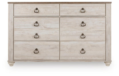 Willowton Dresser - B267-31 - product view or room setting; only dresser included (supplier image 1)