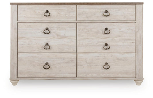 Willowton Dresser - B267-31 - product view or room setting; only dresser included (supplier image 1)