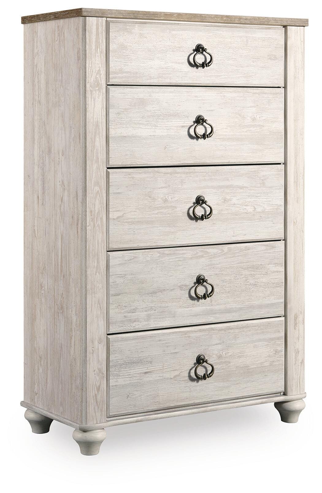 Willowton Chest of Drawers - B267-46 - product view or room setting; only chest included (supplier image 1)