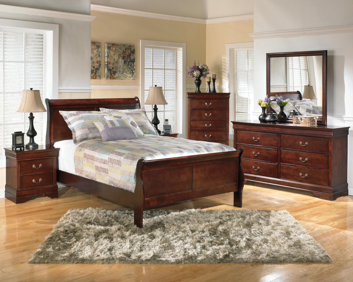 Alisdair Bedroom Sets - B376B16, B376B19, B376B7, B376B27, B376B34, B376B37 - product view or room setting; complete kit and included component views (supplier image 45)