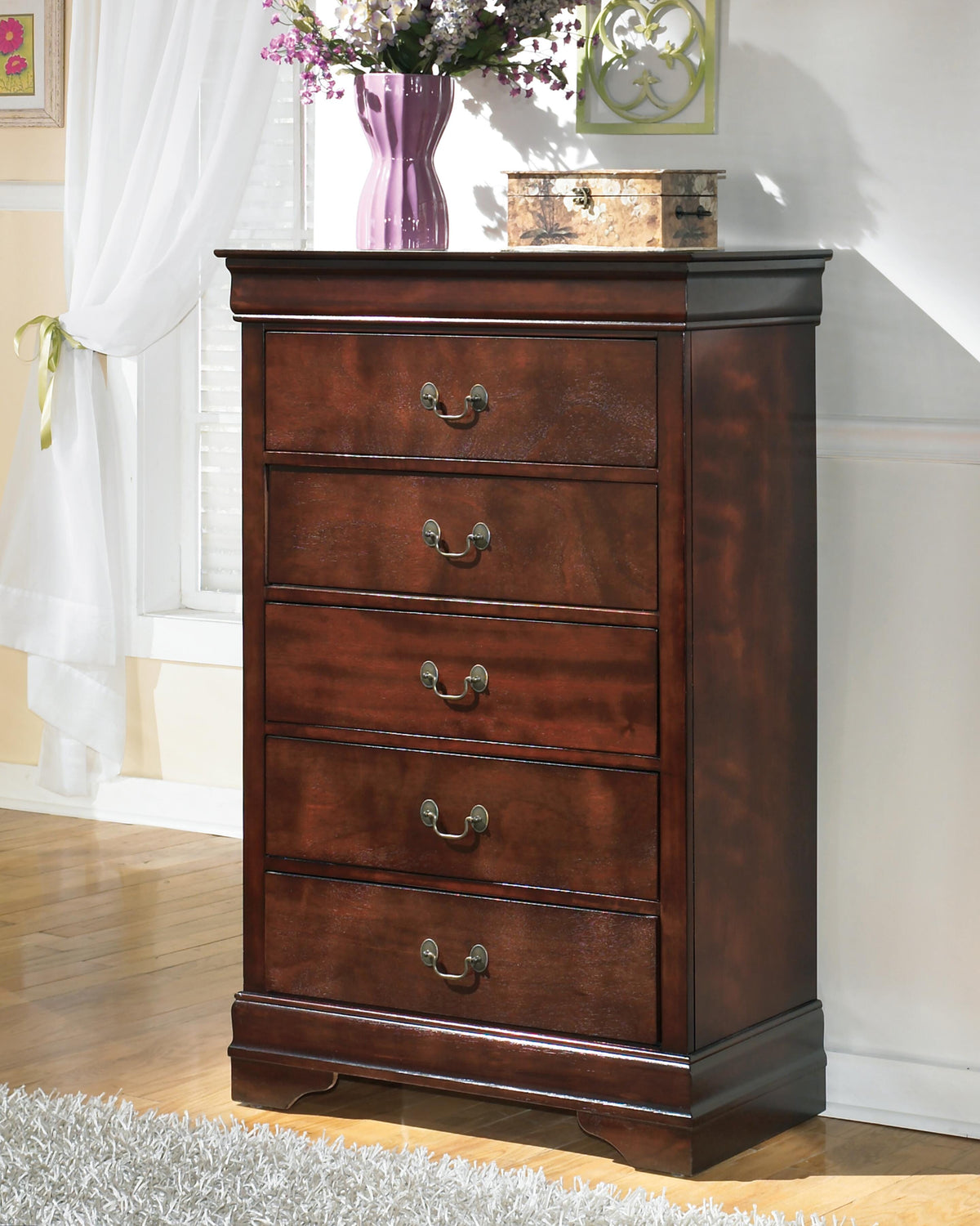 Alisdair Chest of Drawers - B376-46 - product view or room setting; only chest included (supplier image 5)