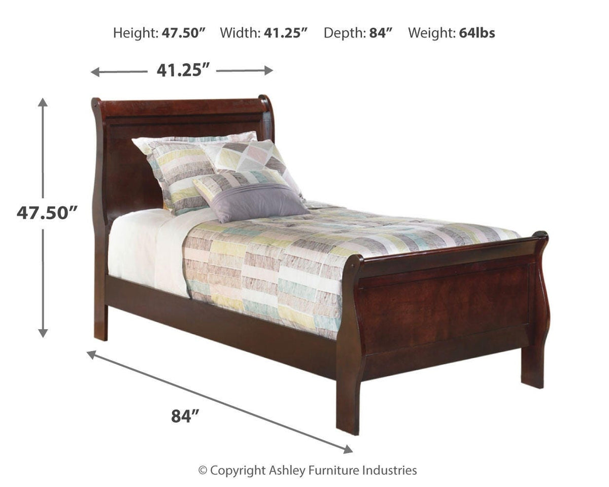 Alisdair Bedroom Sets - B376B20, B376B6, B376B24, B376B33, B376B38, B376B39 - approximate manufacturer dimensions (supplier image 63)