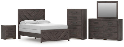 Prendonea Bedroom Sets - B3789B12 - product view or room setting; complete kit and included component views (supplier image 58)