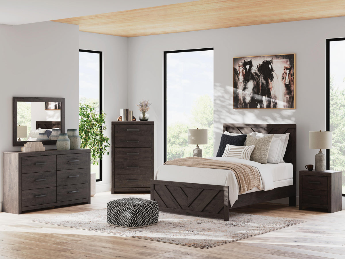 Prendonea Bedroom Sets - B3789B12, B3789B6 - product view or room setting; complete kit and included component views (supplier image 81)