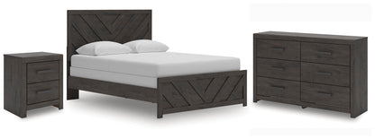 Prendonea Bedroom Sets - B3789B9 - product view or room setting; complete kit and included component views (supplier image 1)
