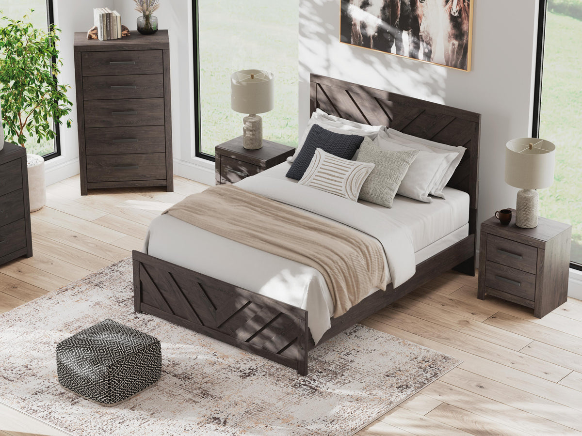 Prendonea Bedroom Sets - B3789B9, B3789B10, B3789B7 - product view or room setting; complete kit and included component views (supplier image 34)