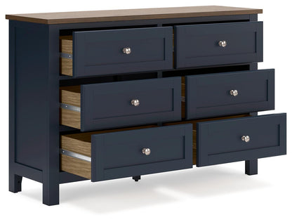 Landocken Dresser - B414-21 - product view or room setting; only dresser included (supplier image 4)