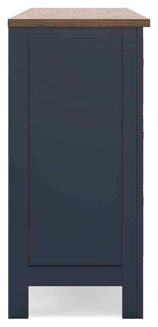Landocken Dresser - B414-21 - product view or room setting; only dresser included (supplier image 8)