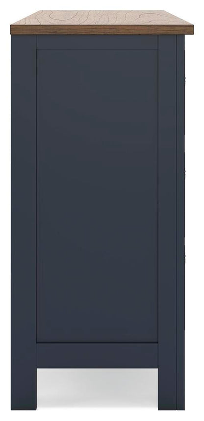 Landocken Dresser - B414-21 - product view or room setting; only dresser included (supplier image 8)