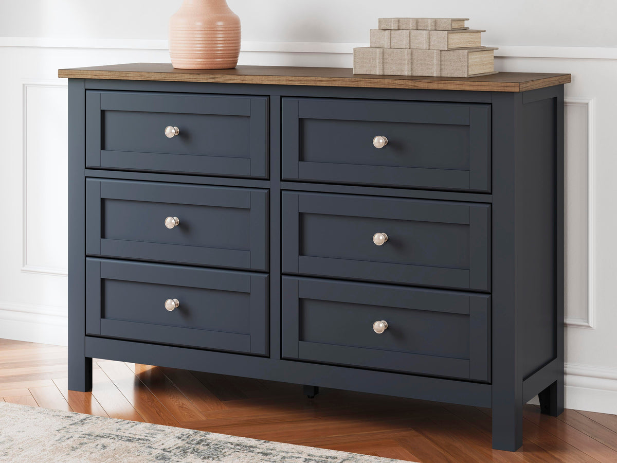 Landocken Dresser - B414-21 - product view or room setting; only dresser included (supplier image 2)