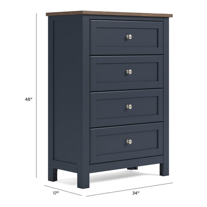 Landocken Chest of Drawers - B414-45 - approximate manufacturer dimensions (supplier image 12)