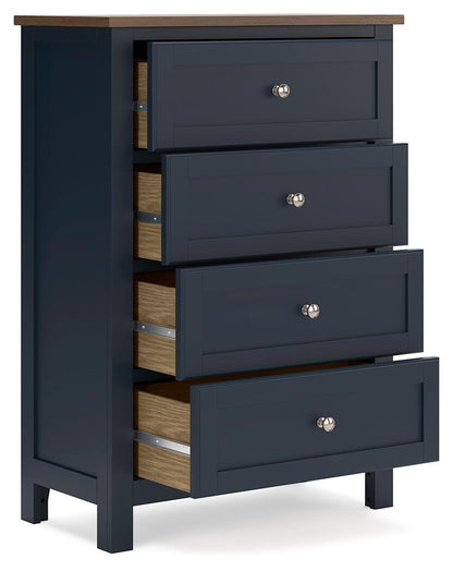 Landocken Chest of Drawers - B414-45 - product view or room setting; only chest included (supplier image 4)