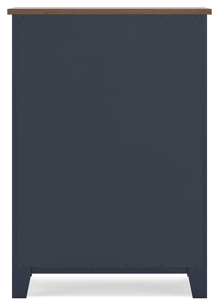 Landocken Chest of Drawers - B414-45 - product view or room setting; only chest included (supplier image 6)