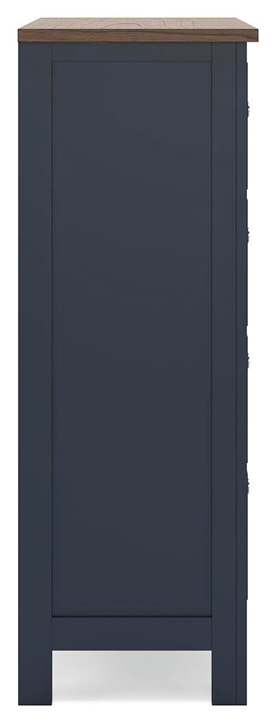 Landocken Chest of Drawers - B414-45 - product view or room setting; only chest included (supplier image 8)