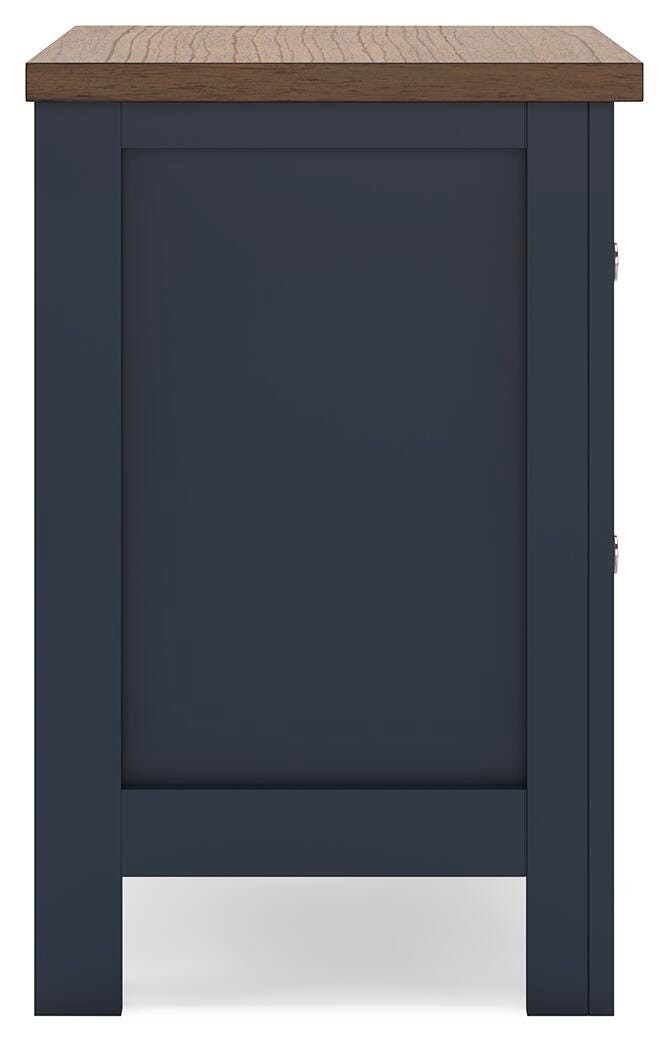 Landocken Nightstand - B414-92 - product view or room setting; only nightstand included (supplier image 8)
