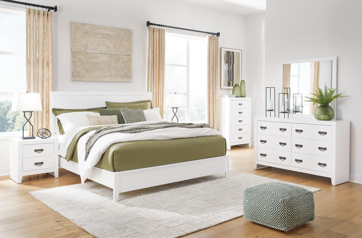 Binterglen Bedroom Sets - B427B11, B427B13, B427B12, B427B16, B427B20, B427B21 - product view or room setting; complete kit and included component views (supplier image 39)