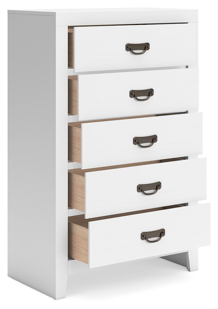 Binterglen Chest of Drawers - B427-46 - product view or room setting; only chest included (supplier image 4)