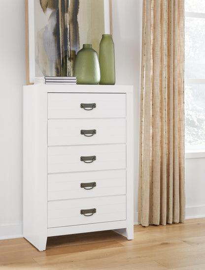 Binterglen Chest of Drawers - B427-46 - product view or room setting; only chest included (supplier image 2)