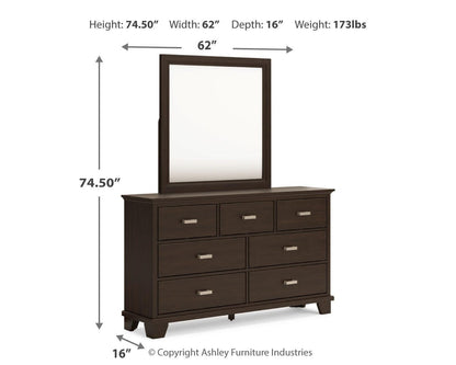 Covetown Bedroom Sets - B441B12 - approximate manufacturer dimensions (supplier image 55)