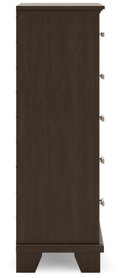 Covetown Bedroom Sets - B441B14, B441B13, B441B16 - product view or room setting; complete kit and included component views (supplier image 75)