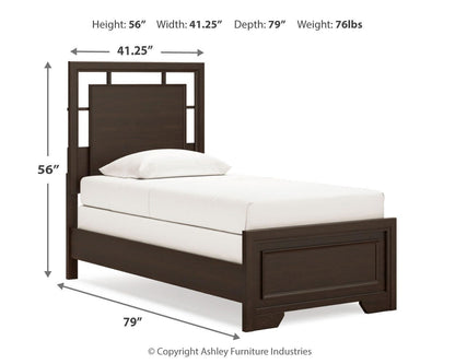 Covetown Bedroom Sets - B441B3 - approximate manufacturer dimensions (supplier image 43)