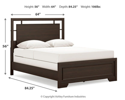Covetown Bedroom Sets - B441B7, B441B12, B441B14, B441B17 - approximate manufacturer dimensions (supplier image 33)