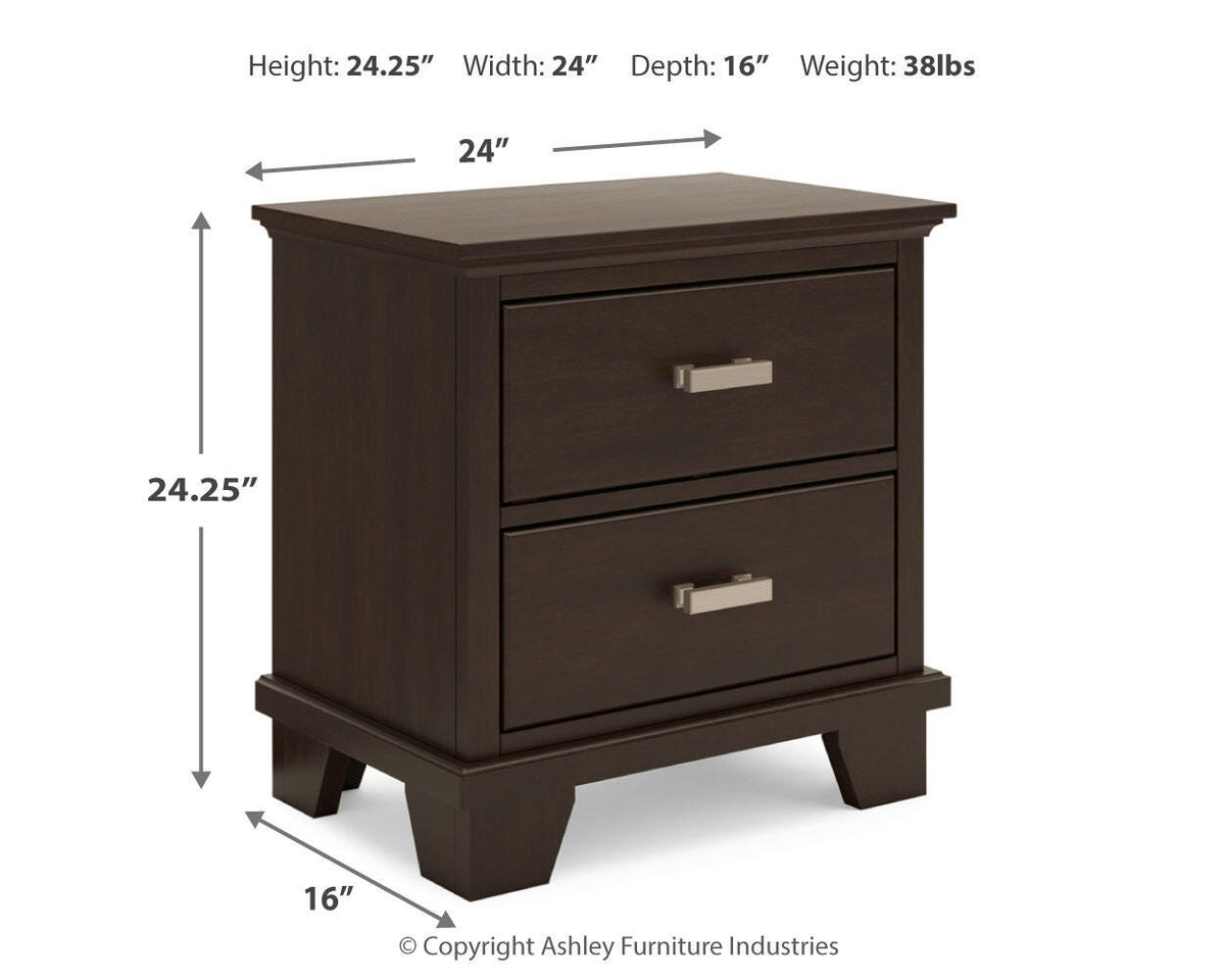 Covetown Bedroom Sets - B441B12, B441B16 - approximate manufacturer dimensions (supplier image 56)