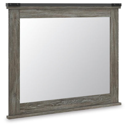 Frandern Bedroom Mirror - B4480-26 - product view or room setting; only mirror included (supplier image 3)