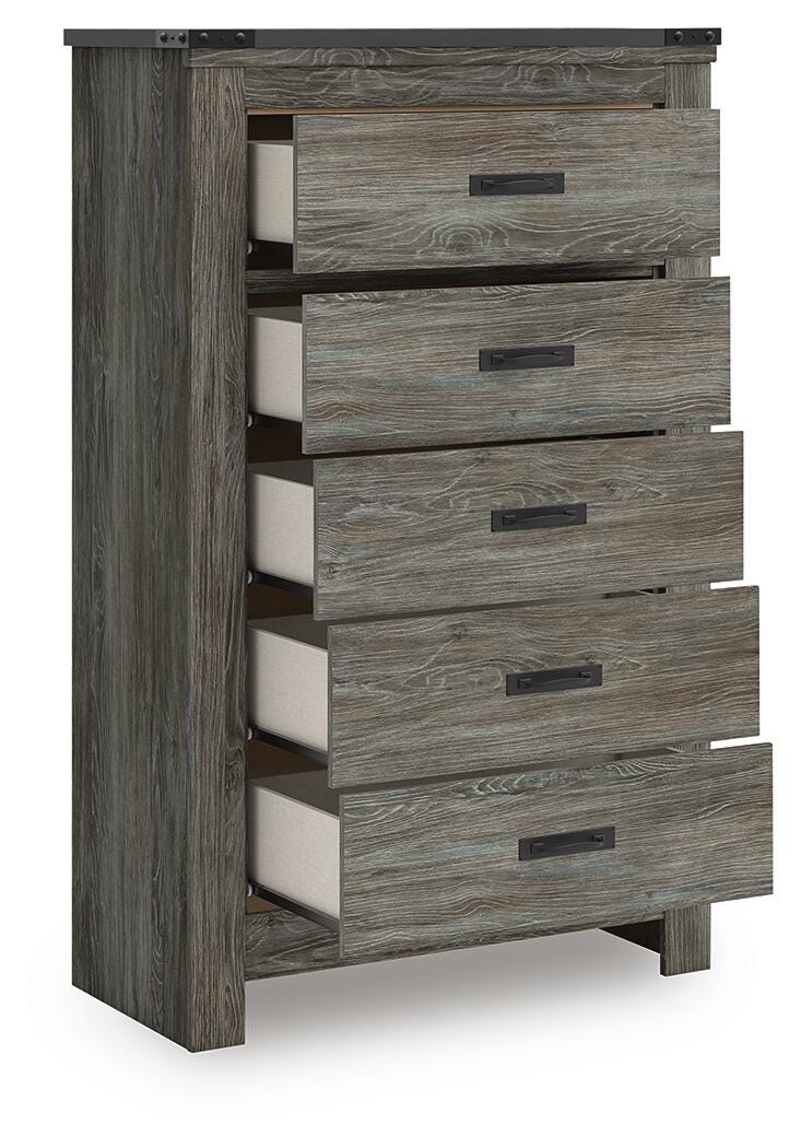 Frandern Chest of Drawers - B4480-46 - product view or room setting; only chest included (supplier image 2)