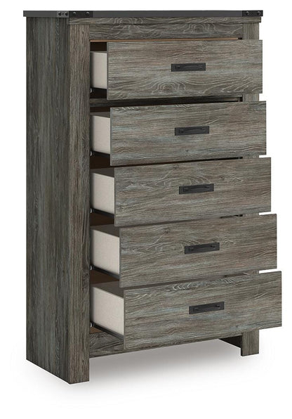Frandern Chest of Drawers - B4480-46 - product view or room setting; only chest included (supplier image 2)