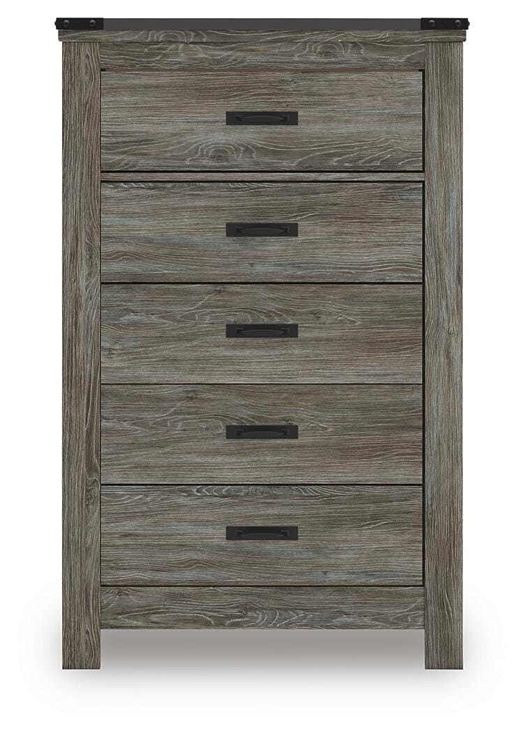 Frandern Chest of Drawers - B4480-46 - product view or room setting; only chest included (supplier image 5)