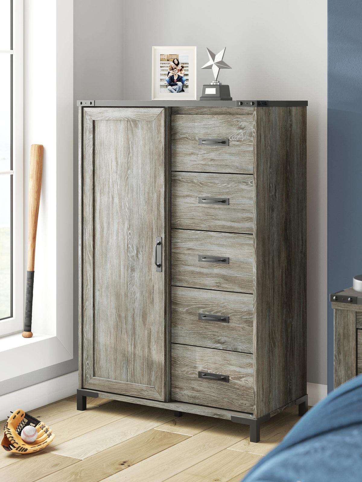 Frandern Dressing Chest - B4480-48 - product view or room setting; only chest included (supplier image 6)
