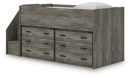 Frandern Loft Bed with Drawer Storage