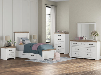 Savonport Panel Bed with Storage