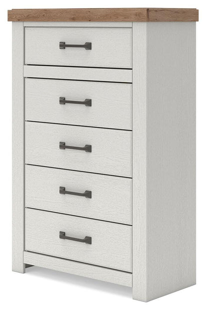Savonport Chest of Drawers - B4615-46 - product view or room setting; only chest included (supplier image 6)