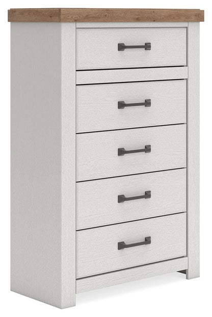 Savonport Chest of Drawers - B4615-46 - product view or room setting; only chest included (supplier image 1)